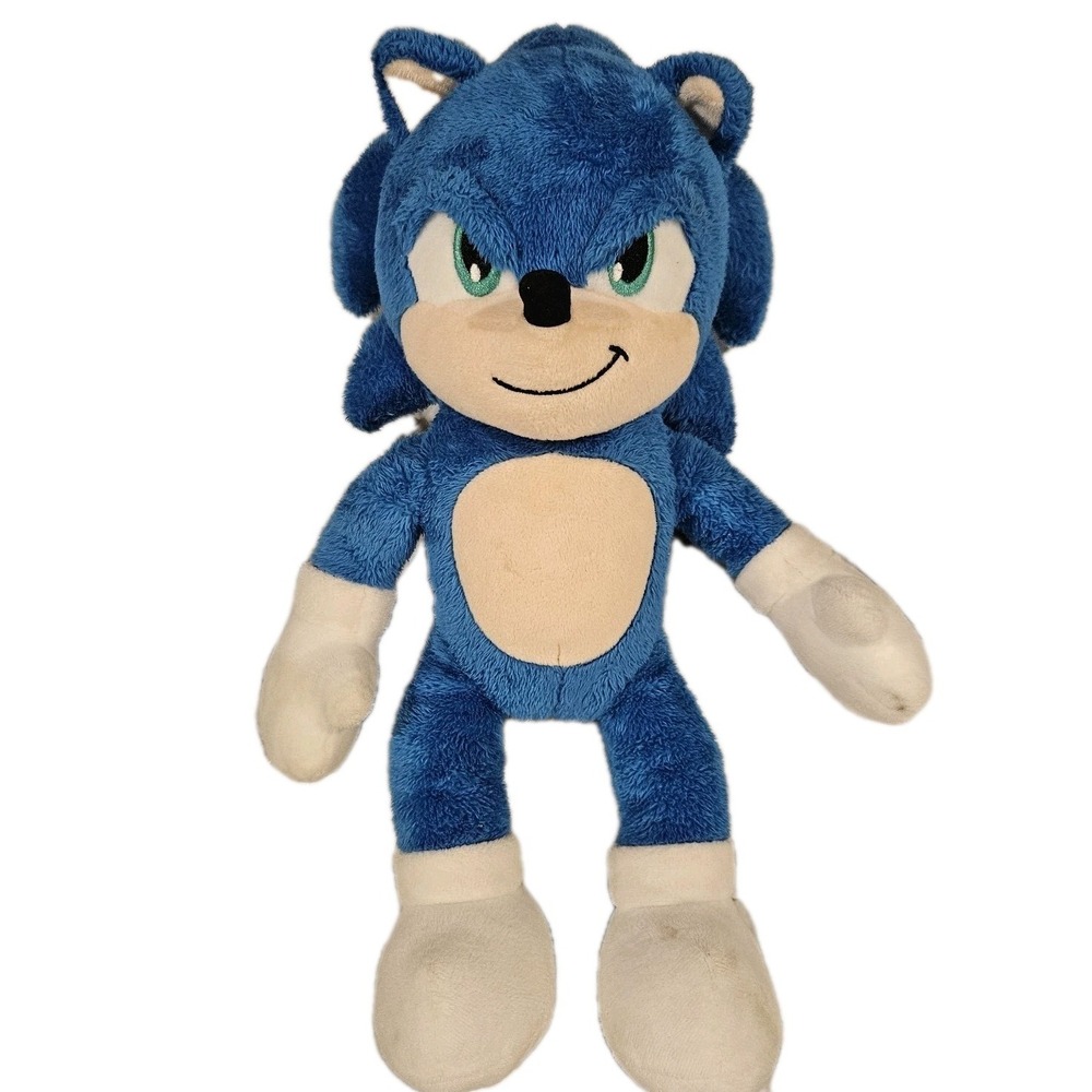 Build-A-Bear Sonic the Hedgehog Plush‎ Blue 18" SEGA BAB